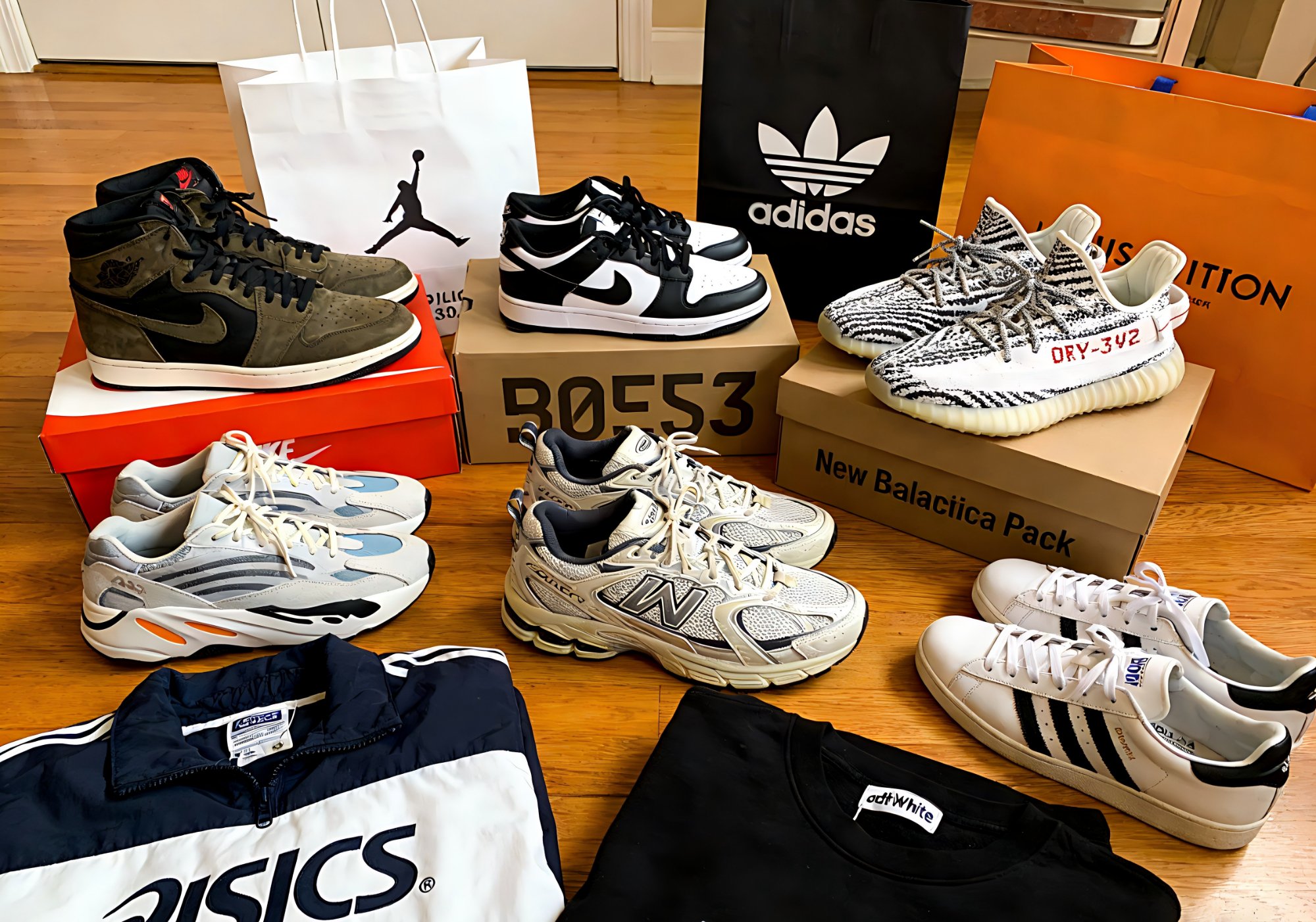 Jordan rep shoes unboxing spread